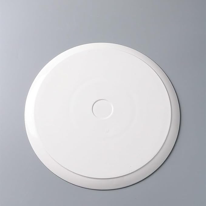 Kitchen Plates Creative Hotel Pure White Ceramic Tableware, Commercial Restaurant Soup Pasta Dish Plate, For Appetizers, Service Restaurant Plates(B)