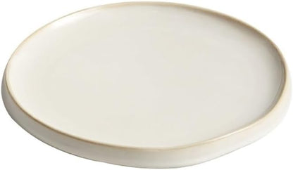 Dinner Plates, Simple Ceramic Dinner Plates Round Pasta Steak Plate Restaurant Solid Color Creative Tableware Snack Dessert Tray Cooking Dishes Tableware(6 inch)