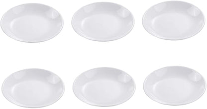 6pcs Ceramic Seasoning Dishes Practical Condiment Plates for Sauces Spices and Appetizers Small Serving Bowls for Home Use and Entertaining