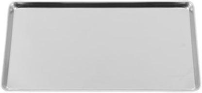 Stainless Steel Steam Pan 8.97X5.82X0.47In Rectangular Oven Safe Rice Noodle Plate Multipurpose Serving Tray for Baking Food Storage and Catering