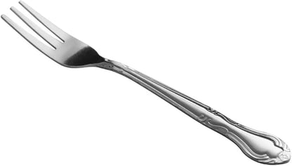 Soro Essentials- Stainless Steel Windy City Oyster Fork Set of 24- Serving Utensils Serving Flatware Cutlery Kitchen Tableware Buffet Serving Utensils for Home Kitchen and Restaurant