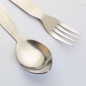 2 Set Picnic Flatware Set, Cutlery Set Extra Strong Ultra Silverware Set, 3 Pieces Knife Fork Spoon Set for Home Use/Travel/Picnic/Camping Utensils Set 2 ggryr nr4ne4 (2 set)