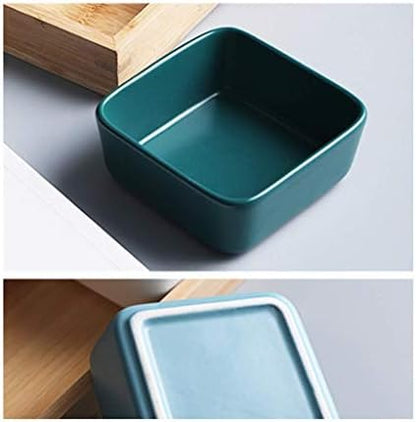 Ceramic Dinner & Appetizer Plates Set - Separated Fruit & Snack Tray for Living Room, Perfect for Dry Fruits, Snacks, and Appetizers, Stylish Bowl Set