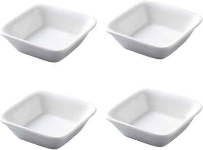 123Arts 4pcs Ceramic Appetizer Plates Dessert Dishes Sauce Dishes Ketchup Sushi Plates