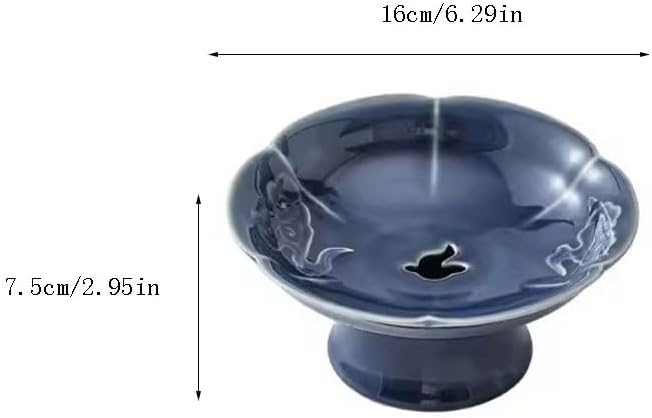 SONGCHAO Party Supplies Sashimi Plate Dry Ice Plate Japanese Creative Tableware Display Plate Ceramic Japanese Food Presentation Fish Plate Party Plates (Color : C)