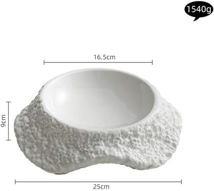 Appetizer Plates Ceramic Salad Plate Soup Plate Bowl Plate Hotel Restaurant Dish Tableware Cheap Plates(Small)