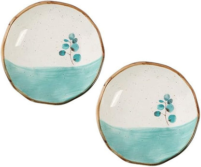 Salad plate 2.05 Oz Dipping Sauce Bowls Ceramic Soy Sauce Dish Condiment Sauce Dish for Soy Sauce Vinegar Sushi Appetizer Plates or Seasoning Dishes plate