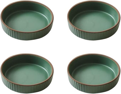 123Arts Ceramic Sauce Dish Seasoning Dish Sushi Soy Dipping Bowl Appetizer Plates, Set of 4