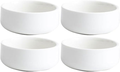 Appetizer Plates Dessert Snack Bowl Ceramic Commercial Hotel Platter Seasoning Sauce Bowl Exquisite Snack Plate for Condiment(White)