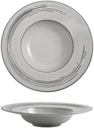 Kitchen Plates 10-inch Ceramic Plate Household Appetizer Straw Hat Pasta Restaurant Kitchen Hotel Commercial Breakfast Tableware Restaurant Plates(10 in)