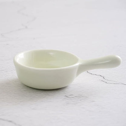 4pcs Ceramic Plates Japanese Style Snack Tray Lid Seasoning Sauce Plate for Kitchenware Restaurant Use