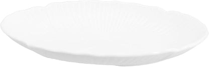 Angoily Porcelain Plate Ceramic Soup Dish for Elegant Table Settings Decorative Element for Food Photography Special Occasions Versatile Serving Tray for Pastries Sandwiches