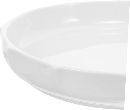 Mikinona Ceramic Serving Plate with Unique Leaf Design Kitchen Porcelain Dish for Elegant Dining Versatile for Restaurants and Home Use for Appetizers and Main Courses