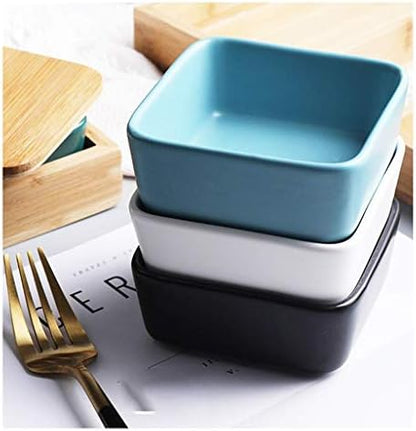 Ceramic Dinner & Appetizer Plates Set - Separated Fruit & Snack Tray for Living Room, Perfect for Dry Fruits, Snacks, and Appetizers, Stylish Bowl Set