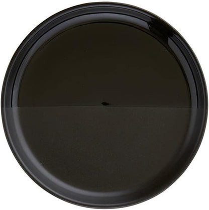 Santa Barbara Design Studio Appetizer Plates TableSugar Dipped Ceramic Tapas Plates, Set of 4, Glossy/Matte Black, Set of 4
