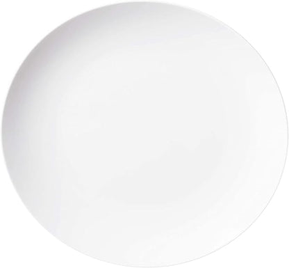Plate and Bowl Set Porcelain Kitchen Dinnerware Set Ceramic tableware 10 Dinnerware Set,Service for 8,White,