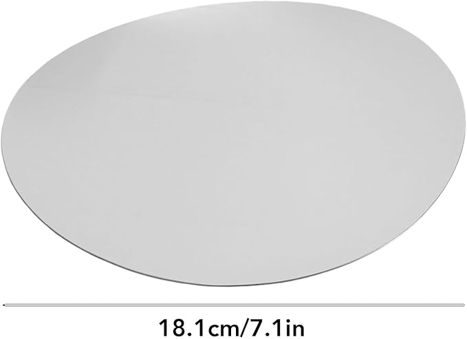 Silver Stainless Steel Serving Tray, Multi Purpose Platter for Fruits Appetizers Jewelry, Modern Table Centerpiece for Home, Wedding Festival Celebration (S)