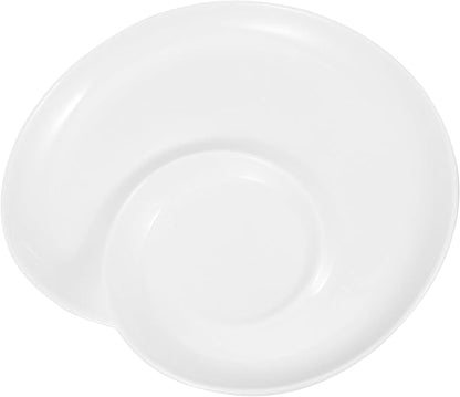 Serving Tray Ceramic Plate Dumpling Party Platter Dividers and Holder for Snacks