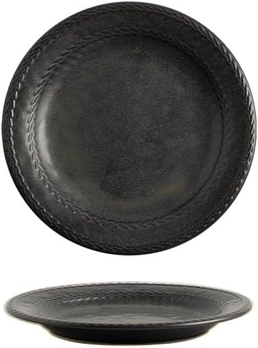 Kitchen Plates Japanese Restaurant Underglaze Color Creative Home Steak Dinner Plate Ceramic Appetizer Dessert Pasta Cake Tableware Restaurant Plates(A,11 in)