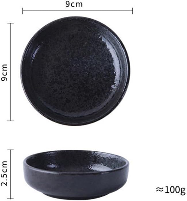 Appetizer Plates Seasoning hot Sauce Dish Ceramic Plate Small Dish Plates Vinegar Soy Dishes Kitchen Porcelain Saucer for Condiment