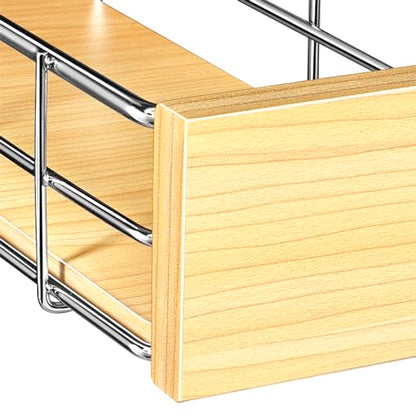 SELECT™ Pull Out Under Sink Kitchen Cabinet Organizer (11.5"W x 21"D Wood)