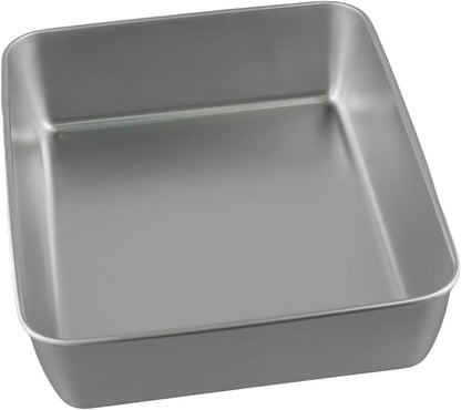 Professional Stainless Steel Food Service Tray Rectangle Dining Platter With High Rim Kitchen Buffet Serving Dish Metal Storage Container Dishwasher Safe Silver(25 * 20 * 5.5)