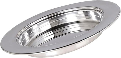 Stainless Steels Religious Serving Tray Silver Holy Plate for Sacramental Bread Event Supplies Stainless Steels Religious Bread Serving Tray