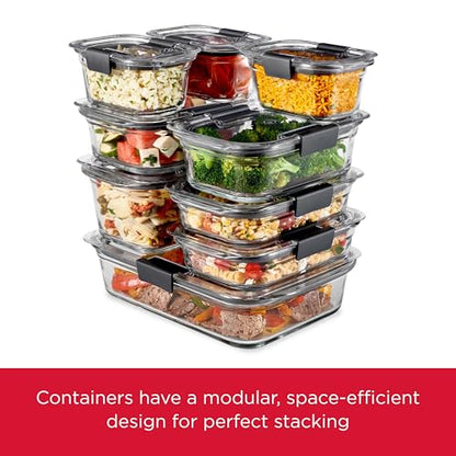 Brilliance Glass Food Storage Containers (8 cups (4-Piece))