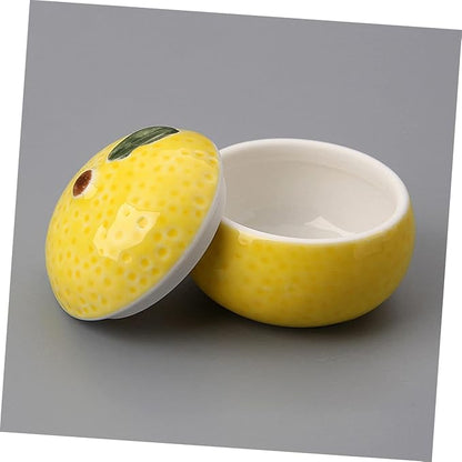 VOSAREA 1Pc Orange Ceramic Sauce Dish Japanese Style Vinegar Soy Sauce Appetizer Plate for Condiments Snacks Tableware for Home Restaurants