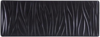 Sauce dish, Ceramic Plate Tree Pattern Rectangular Tray for Sushi Appetizer Snack Fruit Cake Server Display Serving Dishes(Black,29.2 * 10.8cm)