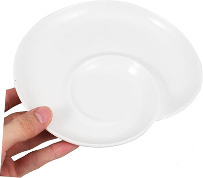 Divided Plate for Dinner Ceramic Plate Portion Control Appetizer Serving Tray Creative Dessert Tray