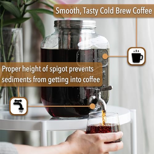 BTaT 1 Gallon Cold Brew Coffee Maker (Gold)