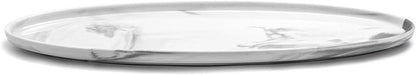Yedi YCC769, 16'' Porcelain Narrow Oval Dish, Ceramic Fish Plate, Bone China Appetizer Platter, Boat Bowl