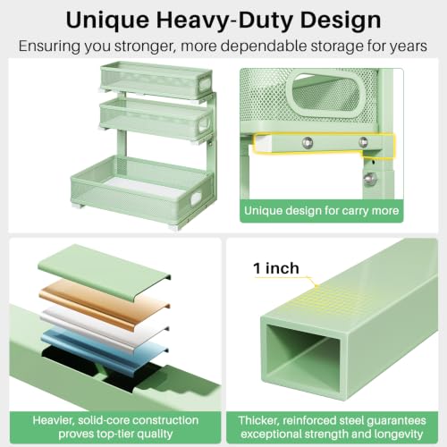 Under Sink Organizer (Green / 2 Pack)