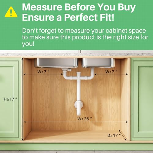 Under Sink Organizer (Green / 2 Pack)