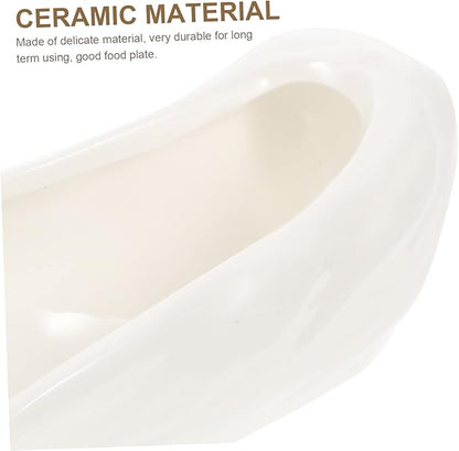 Ceramic Oyster Shell Serving Plate Unique Design for Home Restaurant and Party Use Elegant Food Platter for Appetizers Snacks and More Entertaining and Gift-giving