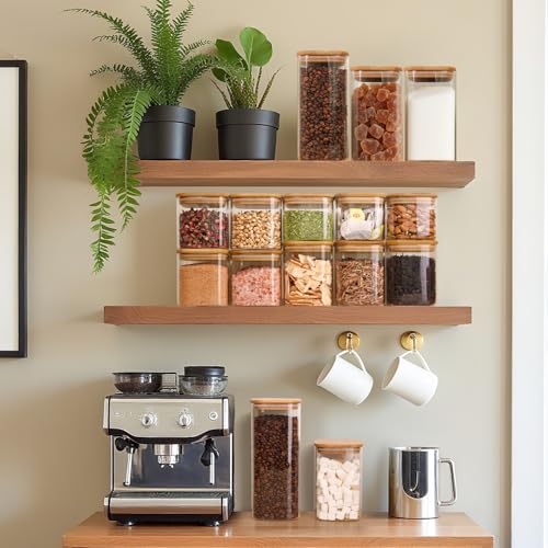 Glass Storage Containers with Lids 1.9 Qt (1.9 qt x 3)