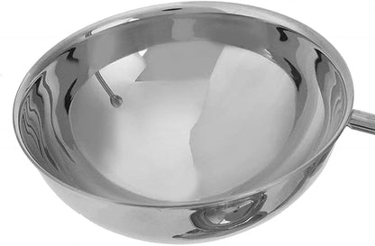 Stainless Steel Modern Round Multi-Tiered Serving Tray, 3 Tiers, Suitable for Dessert, Fruit, Snack, Appetizers, Dishwasher Safe, Silver