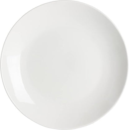 10 Strawberry Street Simply Coupe 16 Piece Dinnerware Set, White - SM-1600-CP-SW