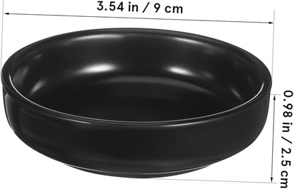 Garneck 6pcs Japanese Ceramic Dipping Dishes for Sauces Sushi and Snacks Versatile Appetizer Plates Dishwasher to Clean