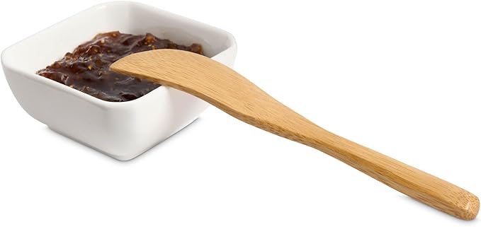 Maison du Fromage Reusable Charcuterie Serving Tools, Burnished Bamboo, 2 Sets of 6-Pieces