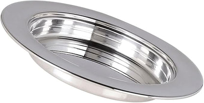 Stainless Steels Religious Serving Tray Silver Holy Plate for Sacramental Bread Event Supplies Stainless Steels Religious Bread Serving Tray