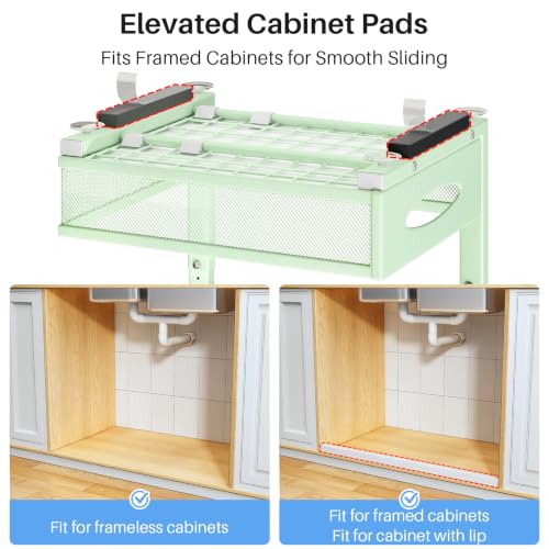 Under Sink Organizer (Green / 2-Pack)