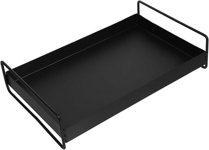 Elegant Metal Serving Tray Snack and Fruit Plate Portable Space-Saving for Family and Friends