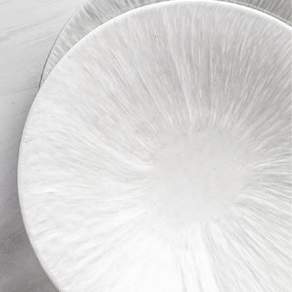 Pasta Bowls Appetizer Plates Creative White Deep Plate Hotel Restaurant Dinner Plate Household Table Setting Plate Simple Ceramic Tableware Dinner Plate Dining Serving Plates for Parties