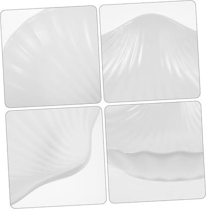 Shell Dessert Bowl Ceramic Plate Multi-use Snack Serving Dish for Parties Birthdays Decorative