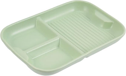 Unomor Ceramic Divided Plates Food Storage Plate with Compartment Design for Appetizers Snacks and Desserts Elegant Serving Tray for Home and Entertaining