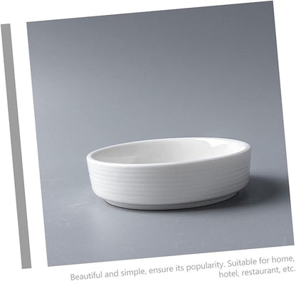 4pcs Ceramic Dipping Bowls Multi-function Sauce Dish Appetizer Plates for Spices Seasonings for Home Parties Celebrations