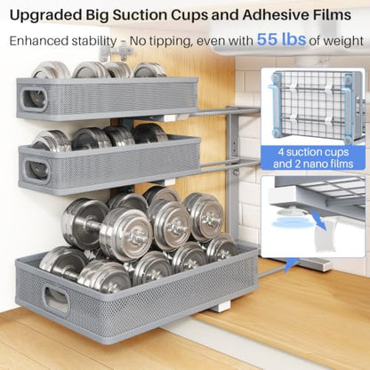 Under Sink Organizer (2-Pack / Gray)