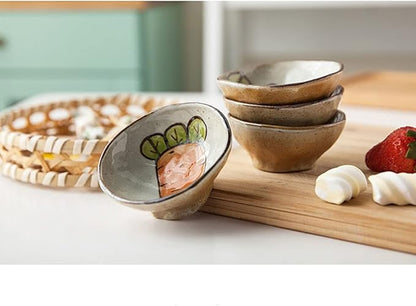 Dipping Bowls Snack Dessert Plate Snack Bowl Dipping Sauce Bowl Appetizer Plate Cookie Fries Party Decoration Candy Plate Suitable for Home Kitchen Restaurant Appetizer Bowls (Size : E)